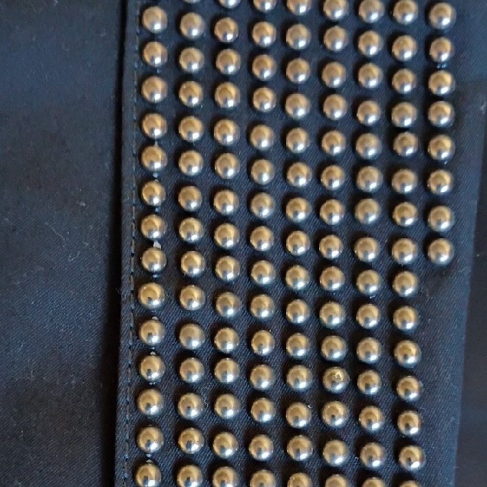 Express Black Blazer with Silver Accents - Picture 4 of 9